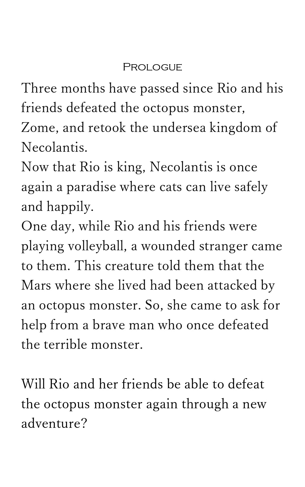 【English】NECOLANTISⅡ -The Space Adventure of Rio and Friends-